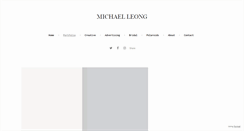 Desktop Screenshot of michaelleong.com